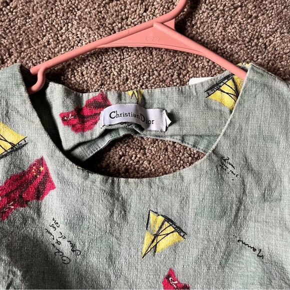 Christian Dior Women's Medium Vintage Sailboat Dress - Picture 4 of 6